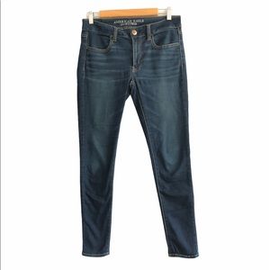 American Eagle Super Super Stretch Jegging Blue 8